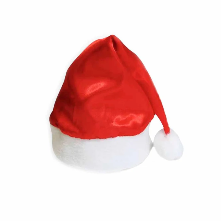 Gorro Do Noel Cetim Infantil