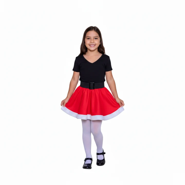Saia Mamãe Noel Infantil